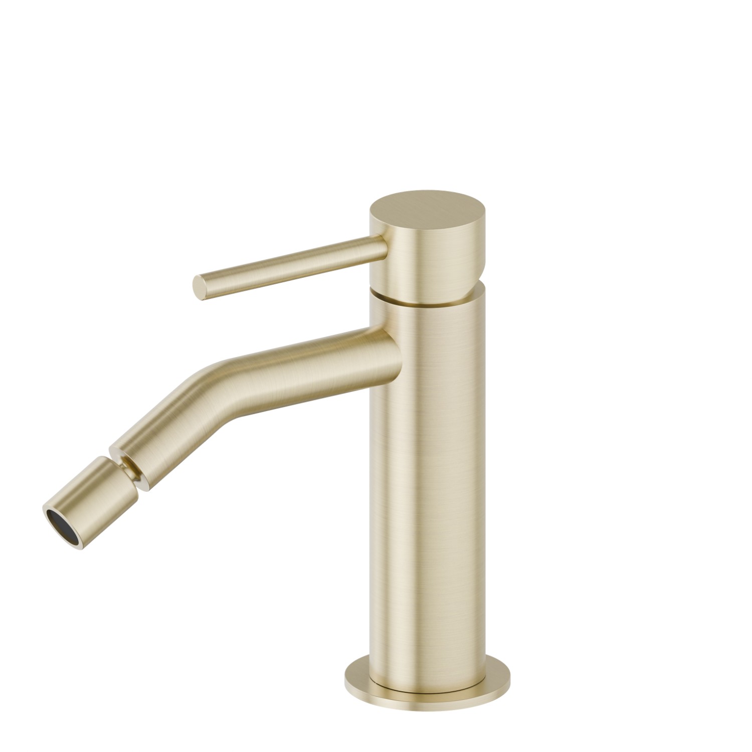 Einhebel-Mischbatterie für Bidet - oberfläche PVD  Pale Gold gebürstet