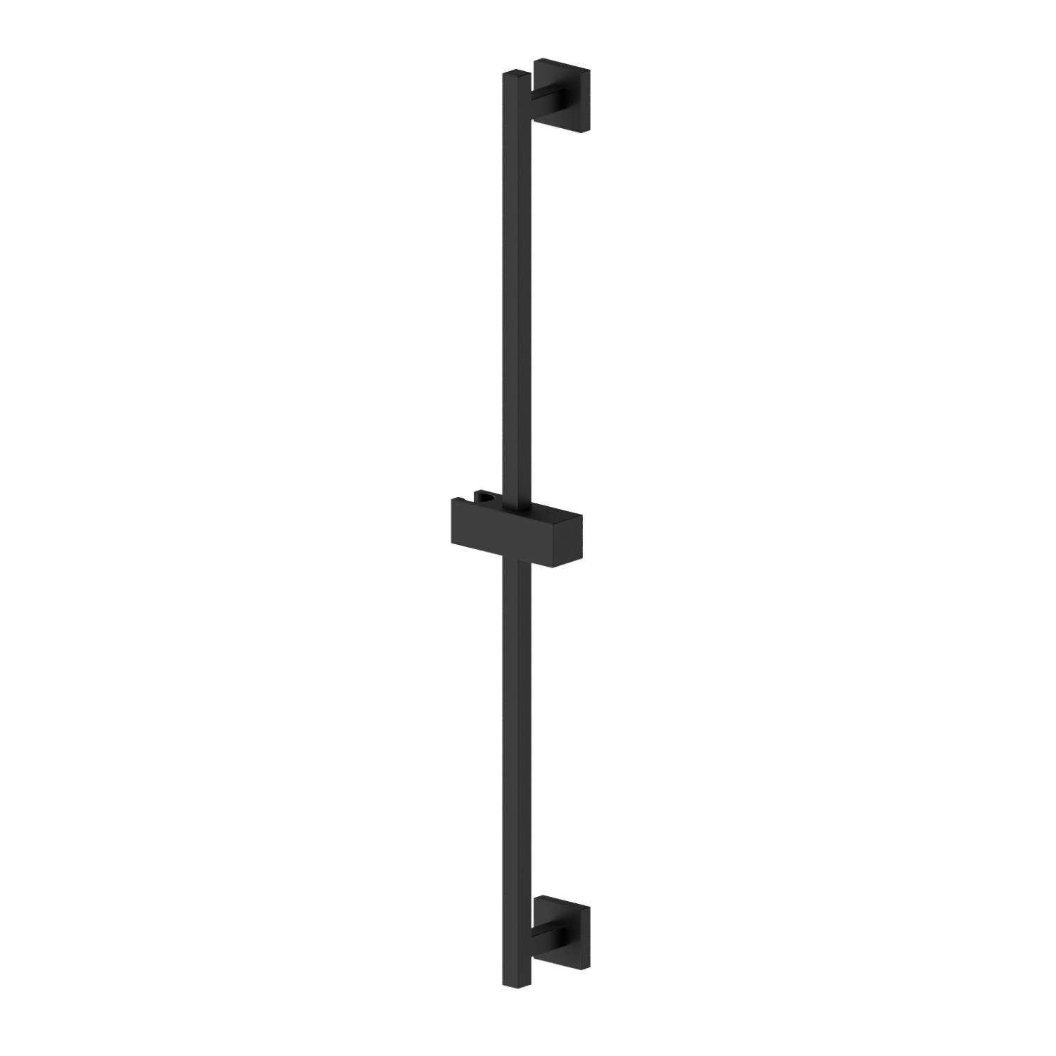 Brass shower set without hand shower - finish Matt Black