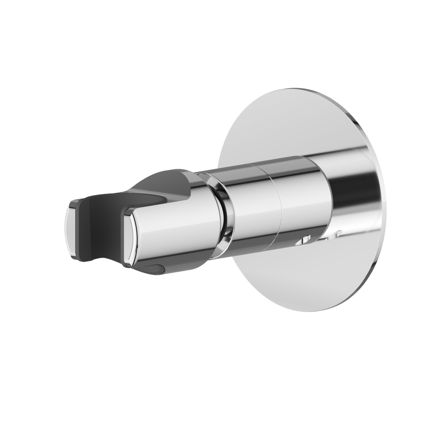 Adjustable support for hand shower. Ø70 - finish Chrome
