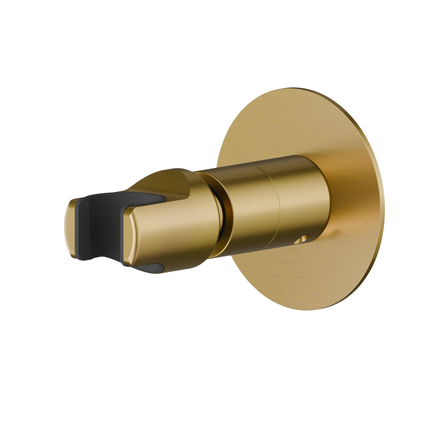 Adjustable support for hand shower. Ø70 - finish PVD Brushed Gold