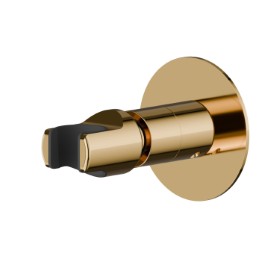 Adjustable support for hand shower. Ø70 - finish PVD Glossy Gold