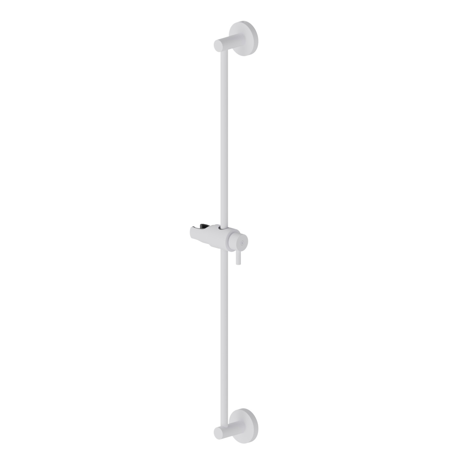 Brass shower set without hand shower - finish Matt White