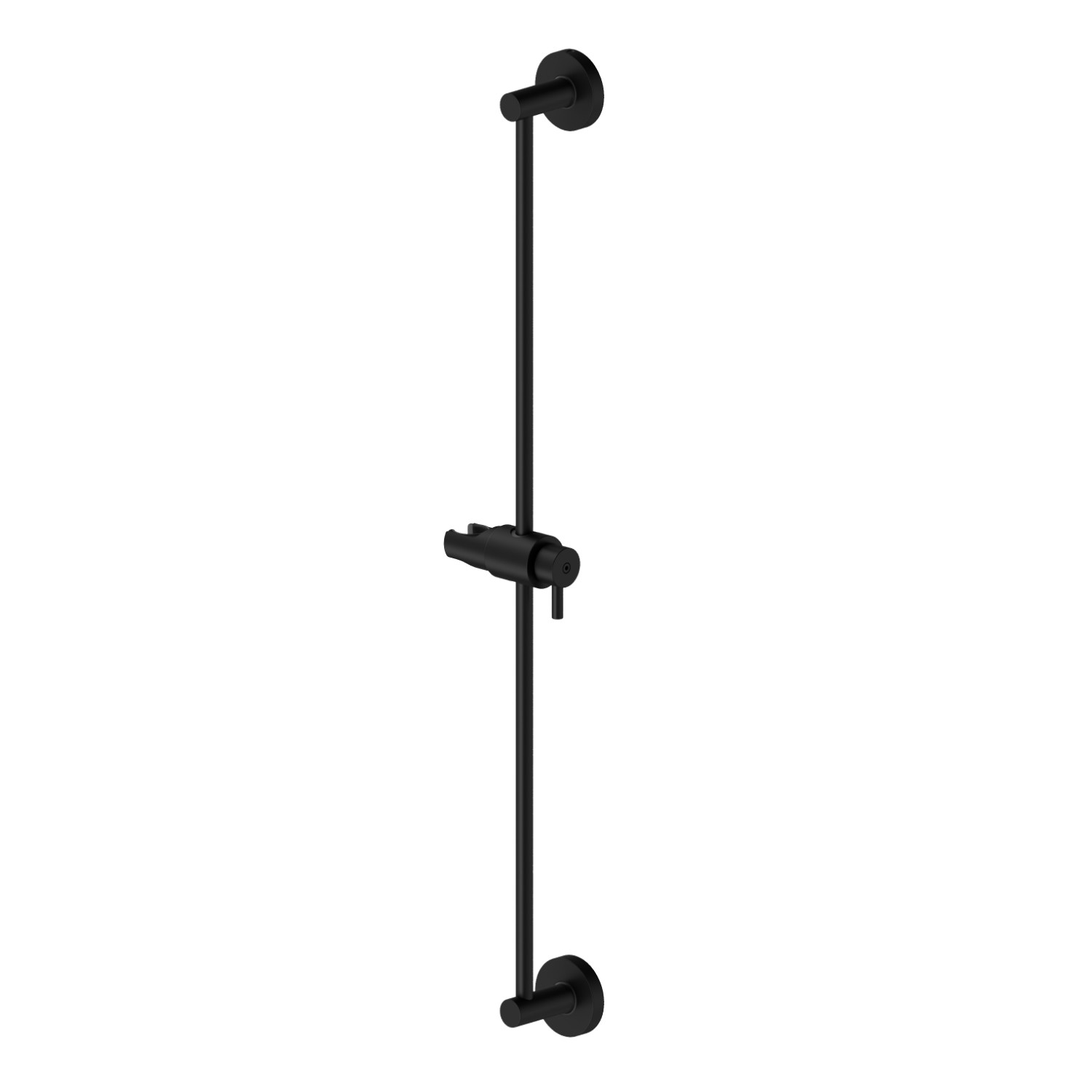 Brass shower set without hand shower - finish Matt Black