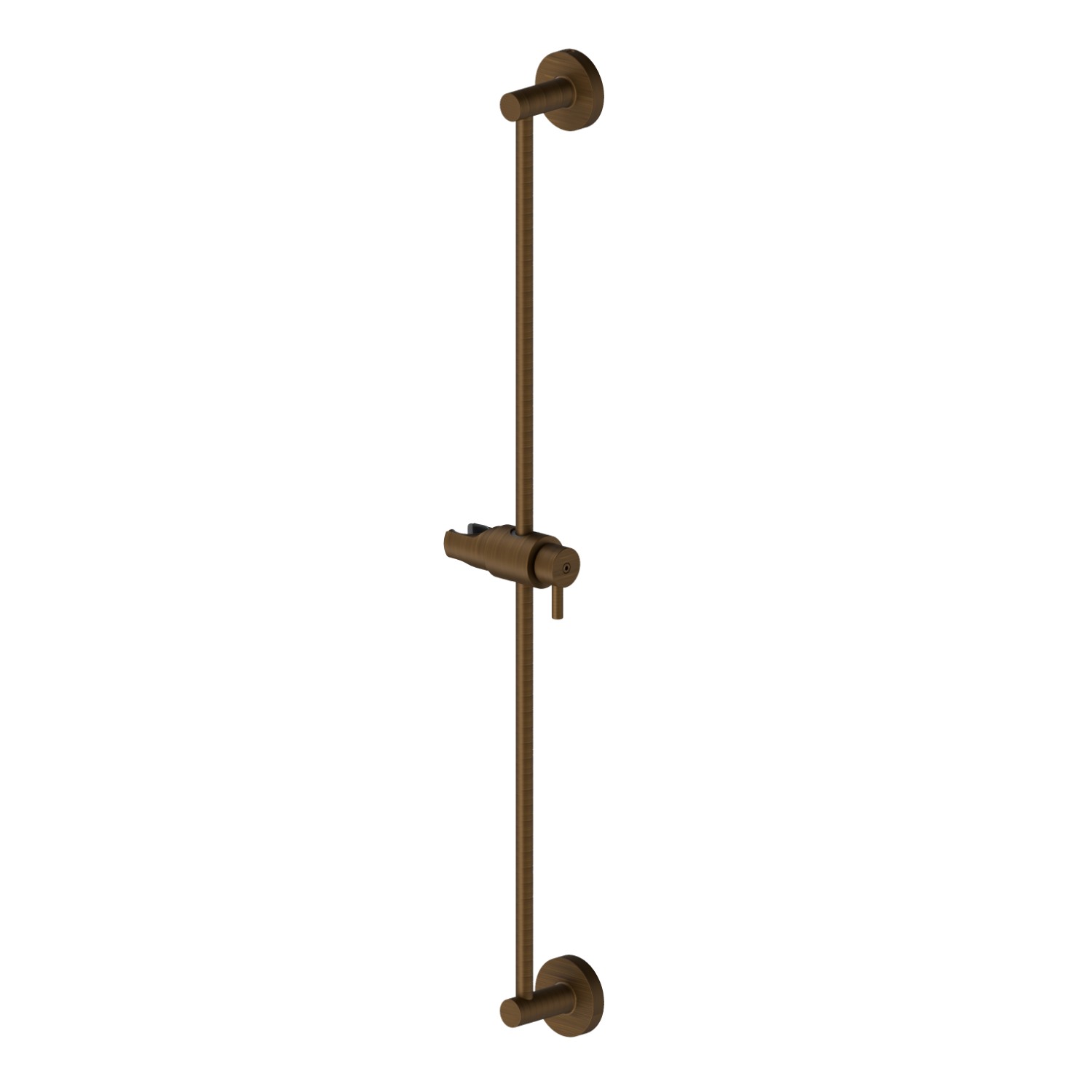 Brass shower set without hand shower - finish Groove Bronze