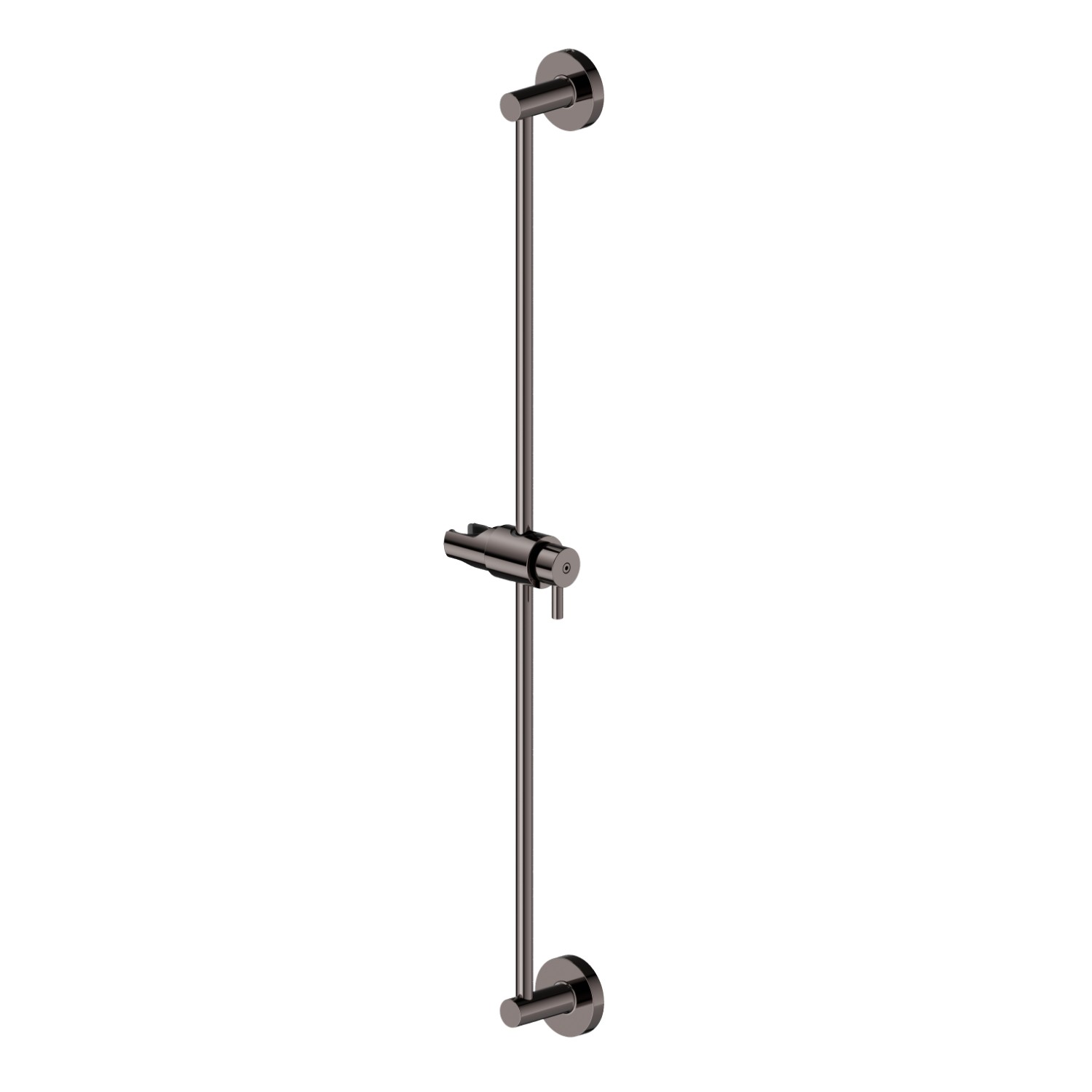 Brass shower set without hand shower - finish PVD Gun Metal