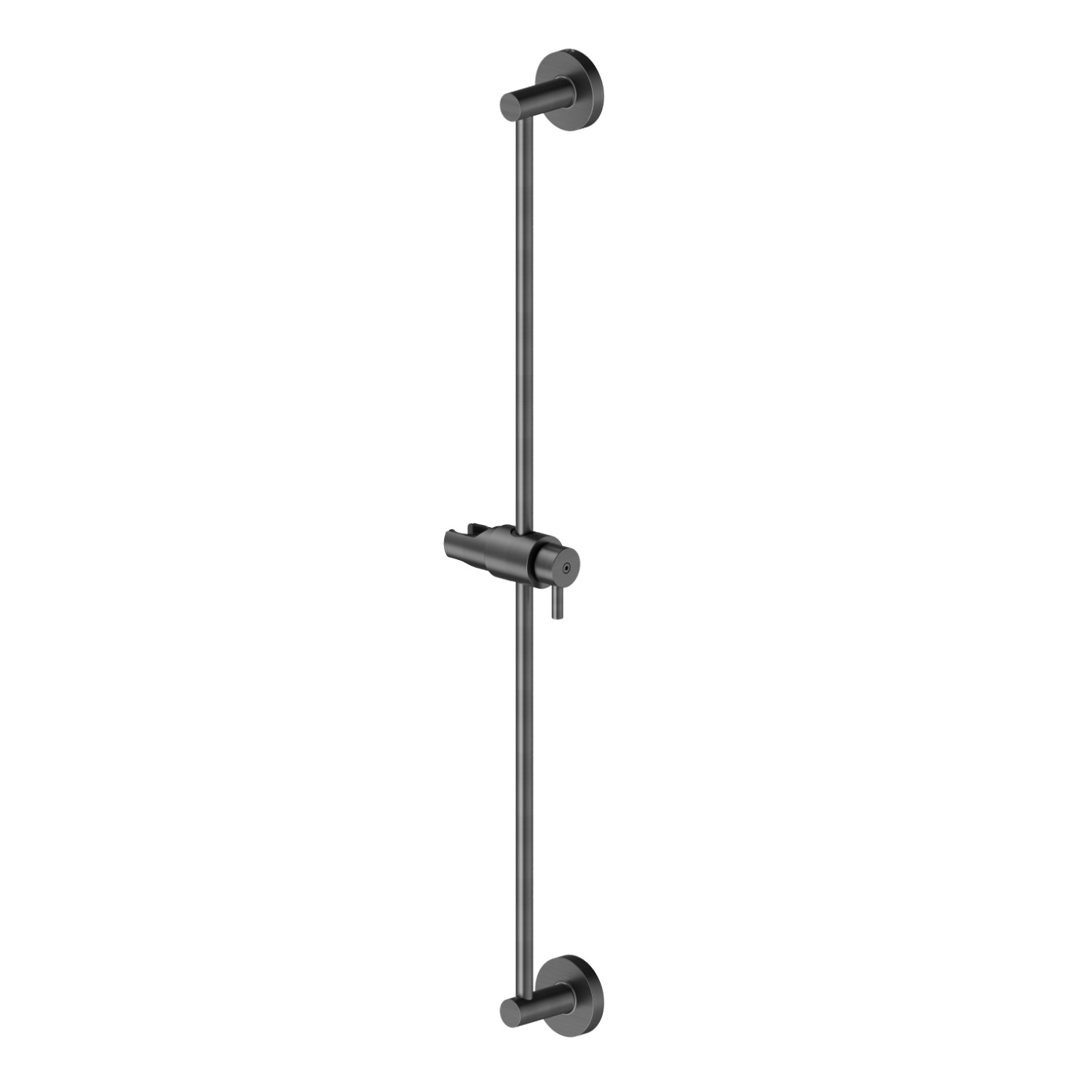 Brass shower set without hand shower - finish PVD Brushed Gun Metal