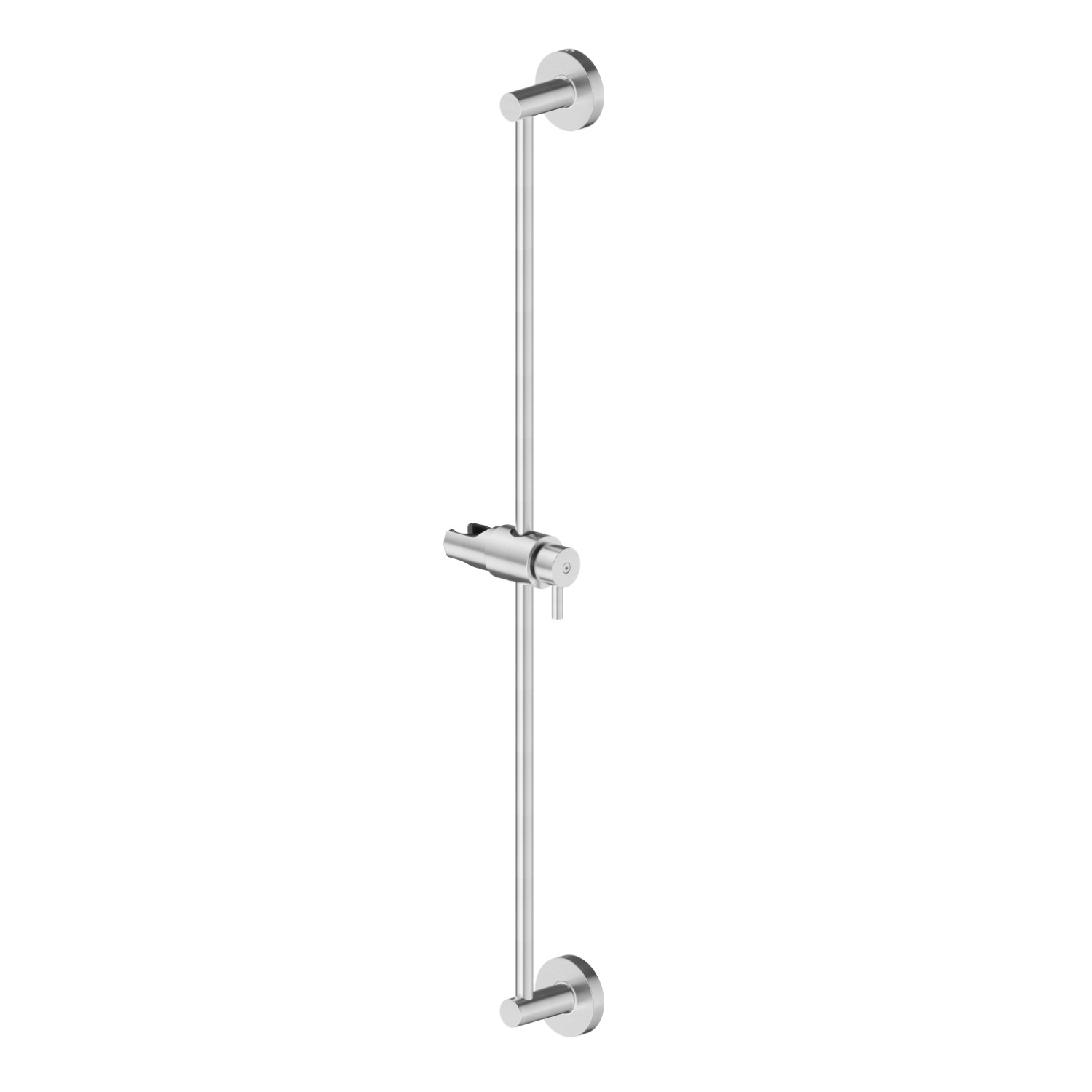 Brass shower set without hand shower - finish PVD Brushed steel