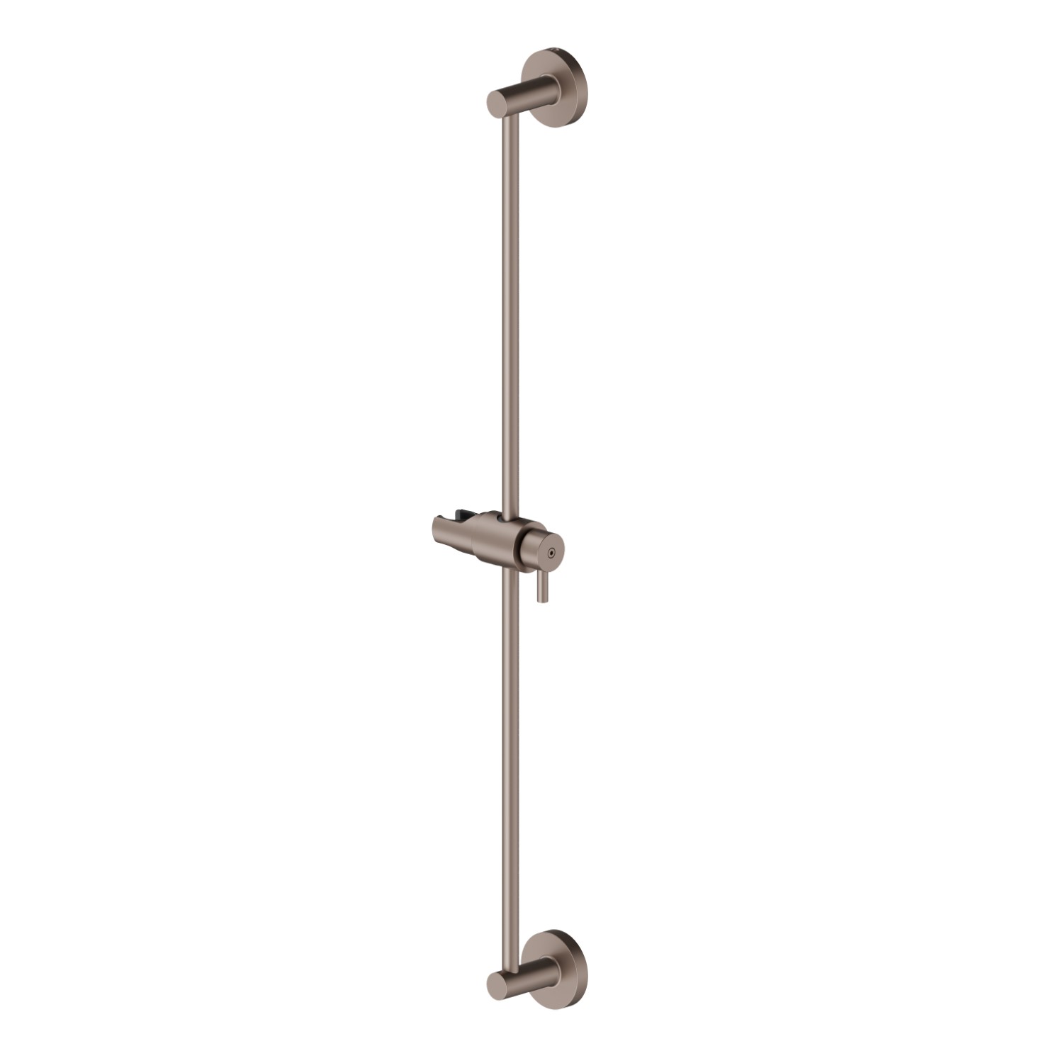 Brass shower set without hand shower - finish Copper Glossy