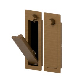 Shut off external part, with multi-functional water spray jet, on/off tap and optional
safety drain - finish Groove Bronze