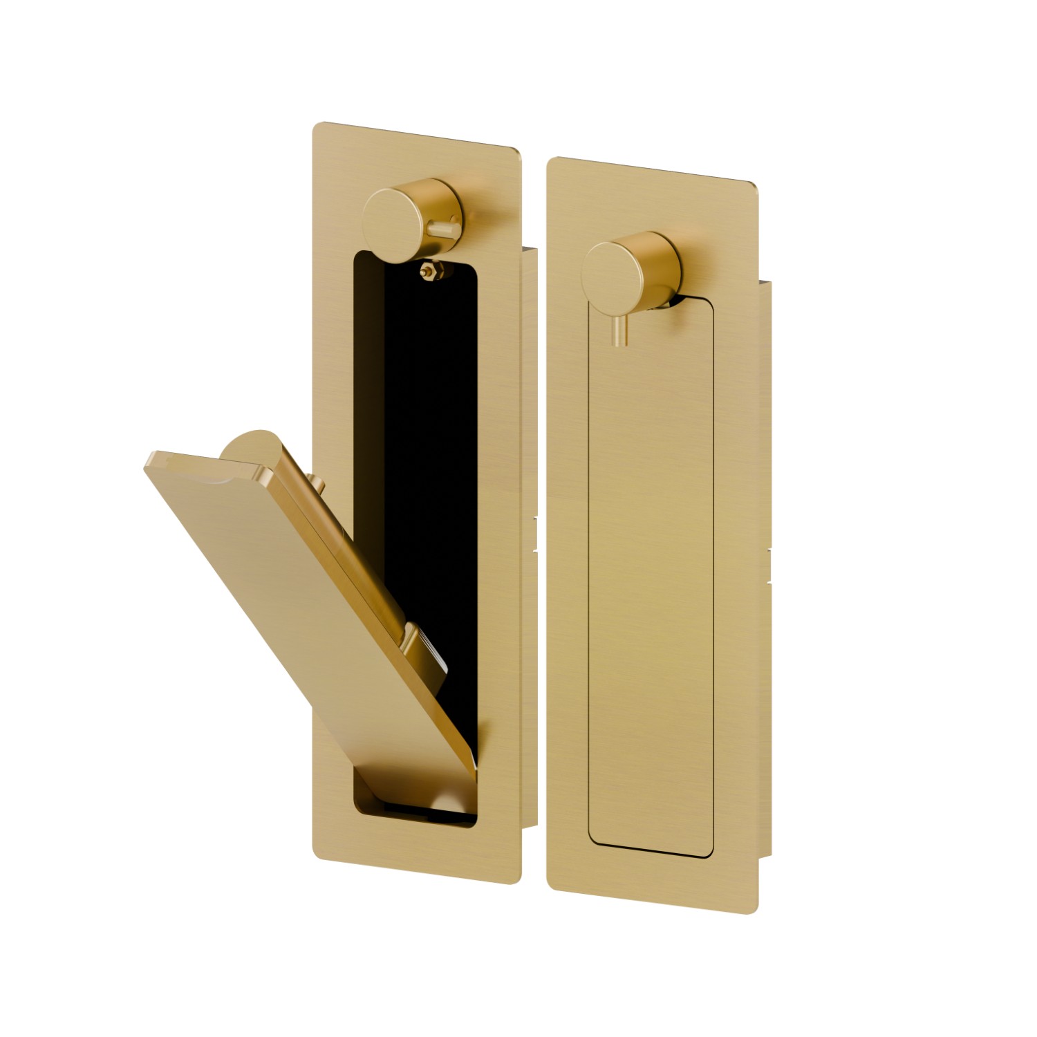 Shut off external part, with multi-functional water spray jet, on/off tap and optional
safety drain - finish PVD Brushed Gold