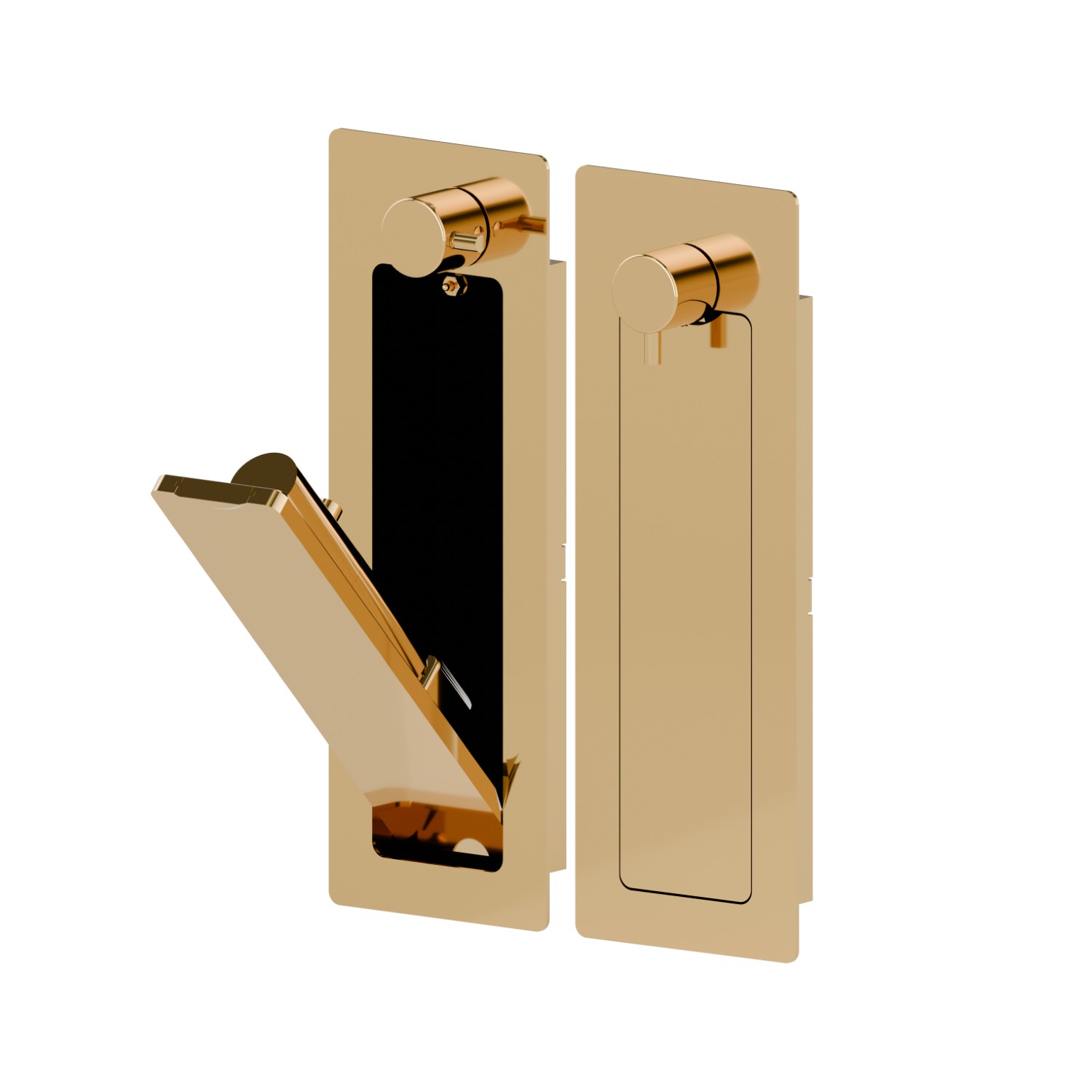 Shut off external part, with multi-functional water spray jet, on/off tap and optional
safety drain - finish PVD Glossy Gold