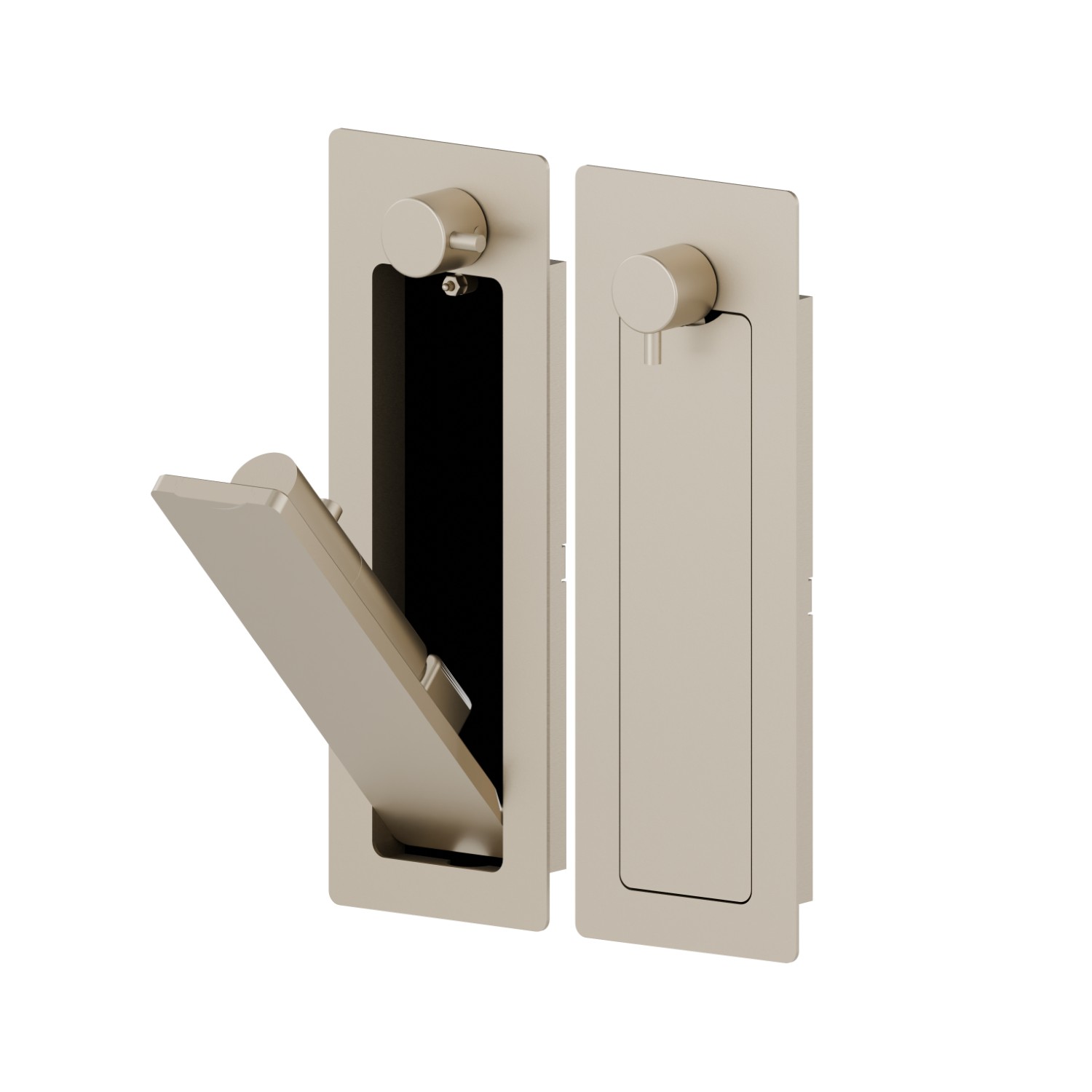 Shut off external part, with multi-functional water spray jet, on/off tap and optional
safety drain - finish Gold Satin