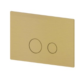 Toilet flush plate - finish PVD Brushed Gold