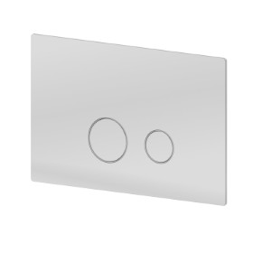 Placca comando wc - finitura Cromo