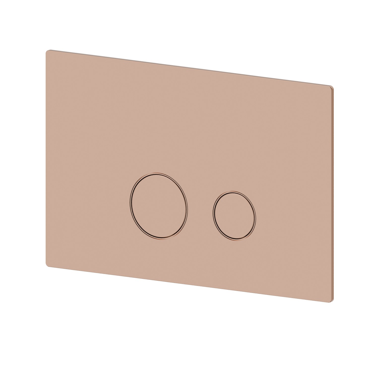 Toilet flush plate - finish PVD Copper Bronze
