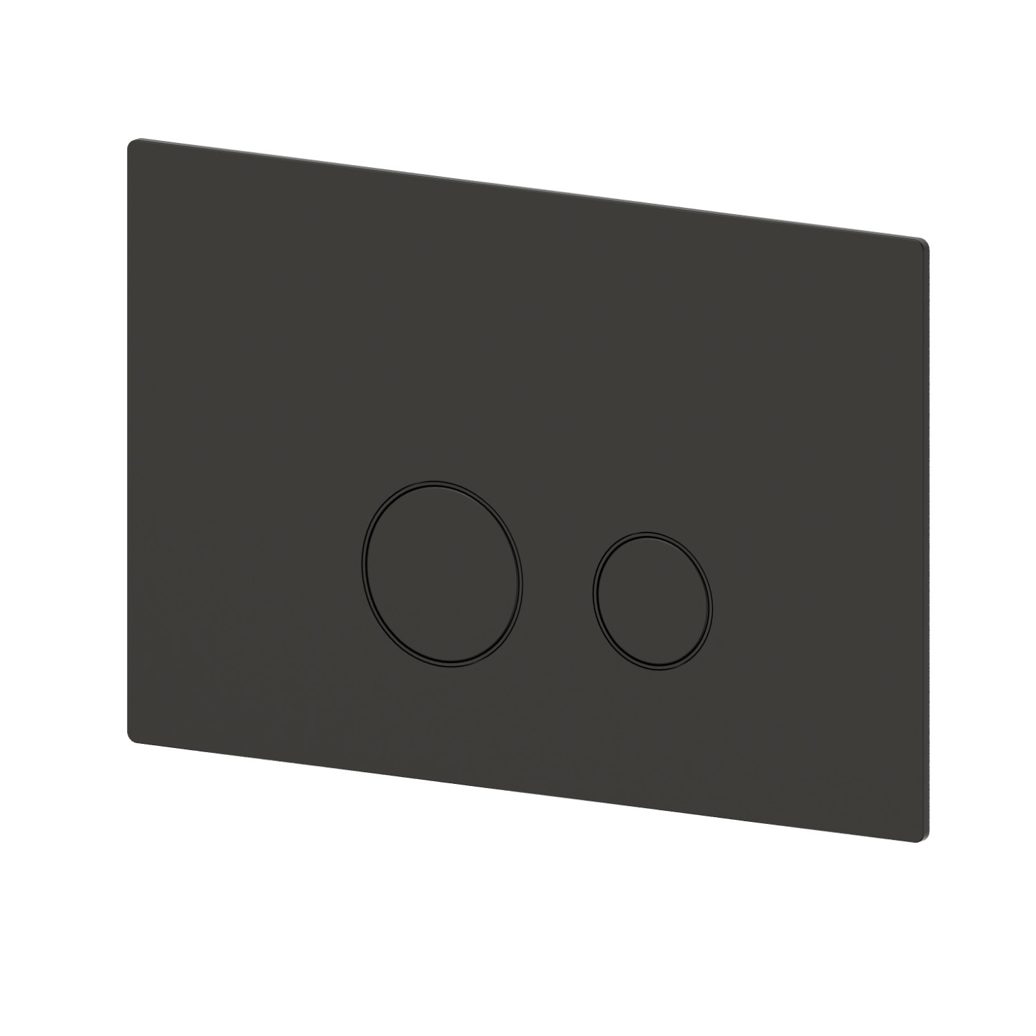 Toilet flush plate - finish Carbon Satin
