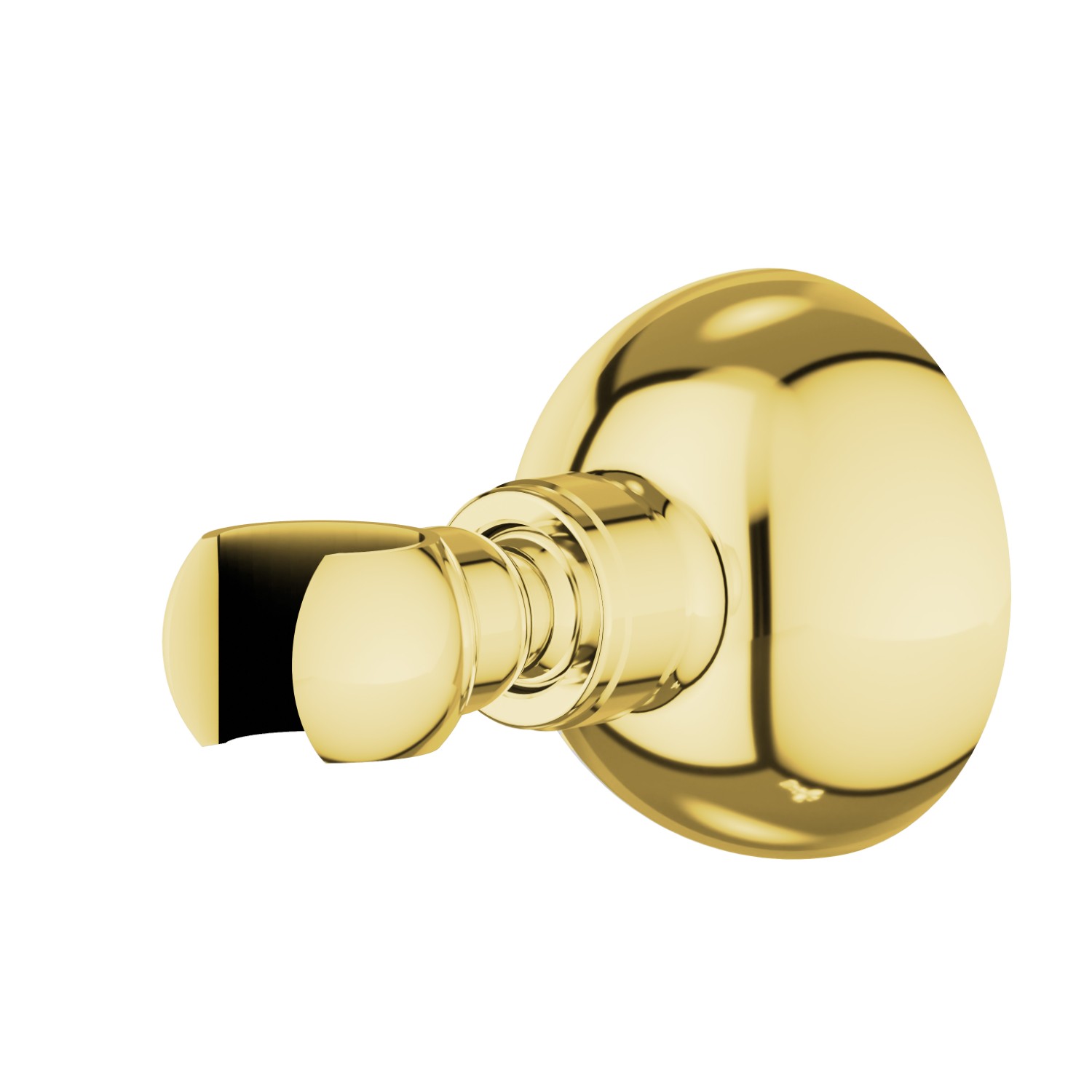Adjustable support for hand shower - finish Gold