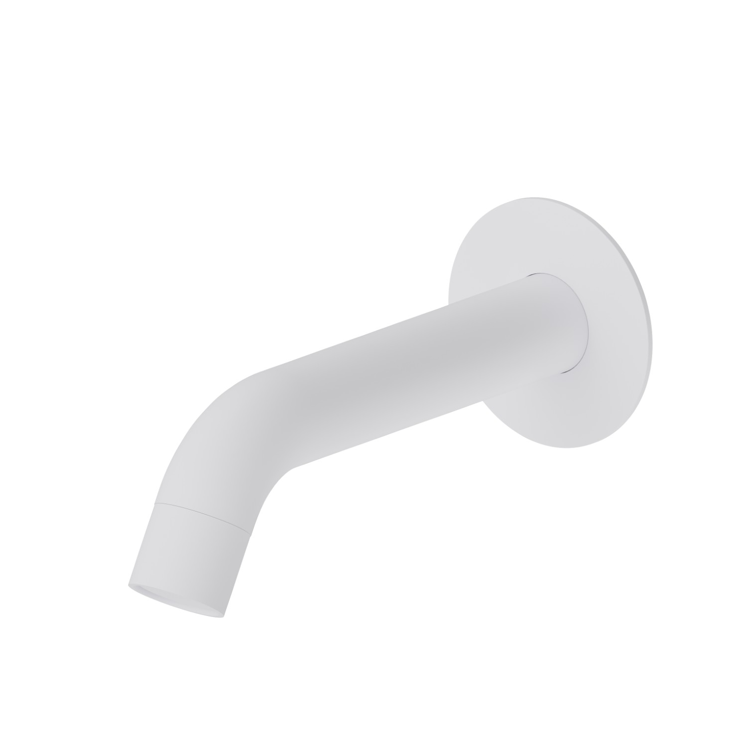 Wall spout for bath group with 3/4” connection - finish Matt White