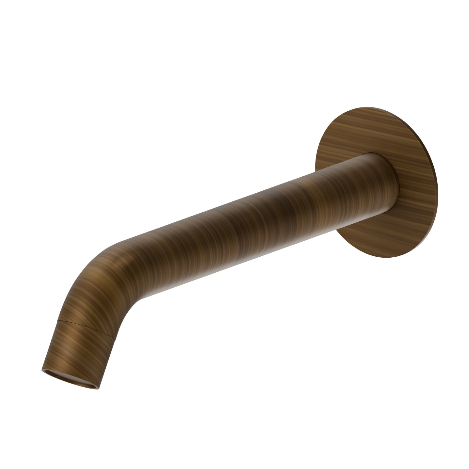 Wall spout for bath group with 3/4” connection - finish Groove Bronze