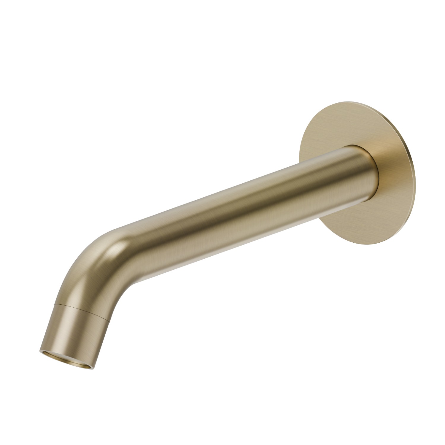 Bocca di erogazione a parete per gruppo vasca con attacco da 3/4” - finitura PVD Brushed Pale Gold