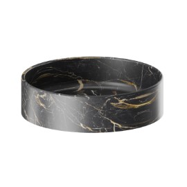 Counter top washbasin in Saint Laurent black marble