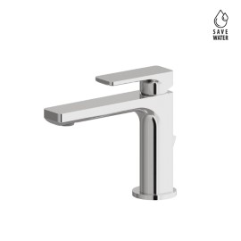 Single lever basin mixer with 1”1/4 pop-up waste set.