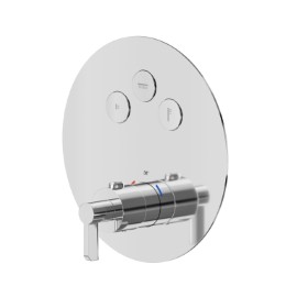 3 ways out thermostatic concealed mixer