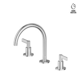 3-hole basin group without pop-up waste set.