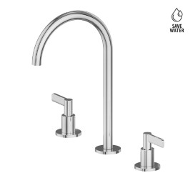 3-hole basin group without pop-up waste set.