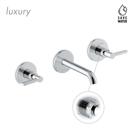 Blink Chic LUX 71120E gruppo lavabo 3 fori a parete