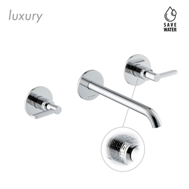 Blink Chic LUX 71122E gruppo lavabo 3 fori a parete