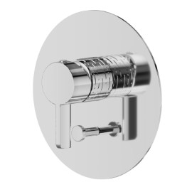 Single lever concealed mixer with 2 ways out automatic diverter