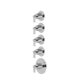 5 ways out concealed thermostatic multifunction selectors