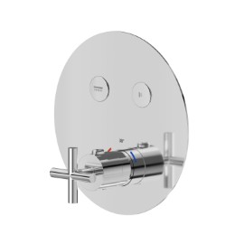 2 ways out thermostatic concealed mixer