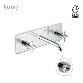 Blink LUX 70921E 3-hole wall-mounted basin group with cover plate