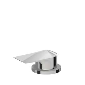 Single lever deck-mounted washbasin control