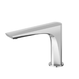 Deck-mounted washbasin spout. Without pop-up waste set