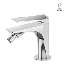 Single-lever bidet mixer without pop-up waste set