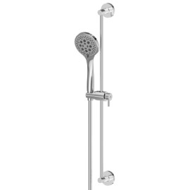 Complete shower set, with brass hand shower, LL. 150 cm flexible, without wall union