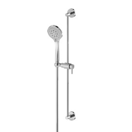 Complete shower set, with brass hand shower, LL. 150 cm flexible, without wall union