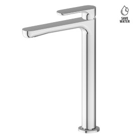 Single lever basin mixer, high version, for above counter basin
