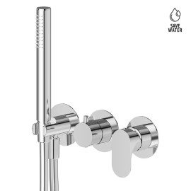 Complete concealed shower group