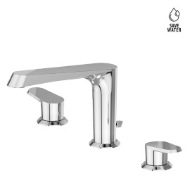 3-holr basin group with 1" 1/4 pop-up waste set.
