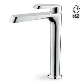 Single lever mixer, high version for above counter basin, wothout pop-up waste set.