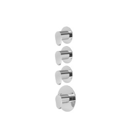 3 ways out concealed thermostatic multifunction selectors