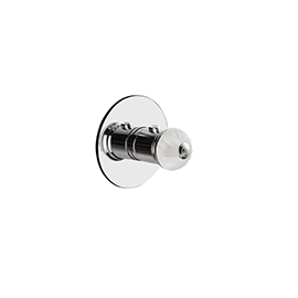 External part thermostatic concealed mixer, to combine with a stop valve or a diverter with stop.