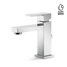 Single-lever basin mixer with 1”1/4 pop-up waste set