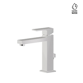 Single-lever basin mixer with 1”1/4 pop-up waste set