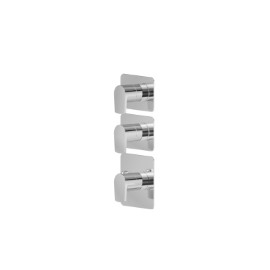 2 ways out concealed thermostatic multifunction selectors. 3/4” connections