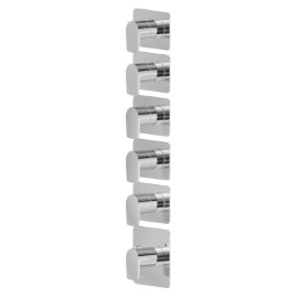 4 ways out concealed thermostatic multifunction selectors